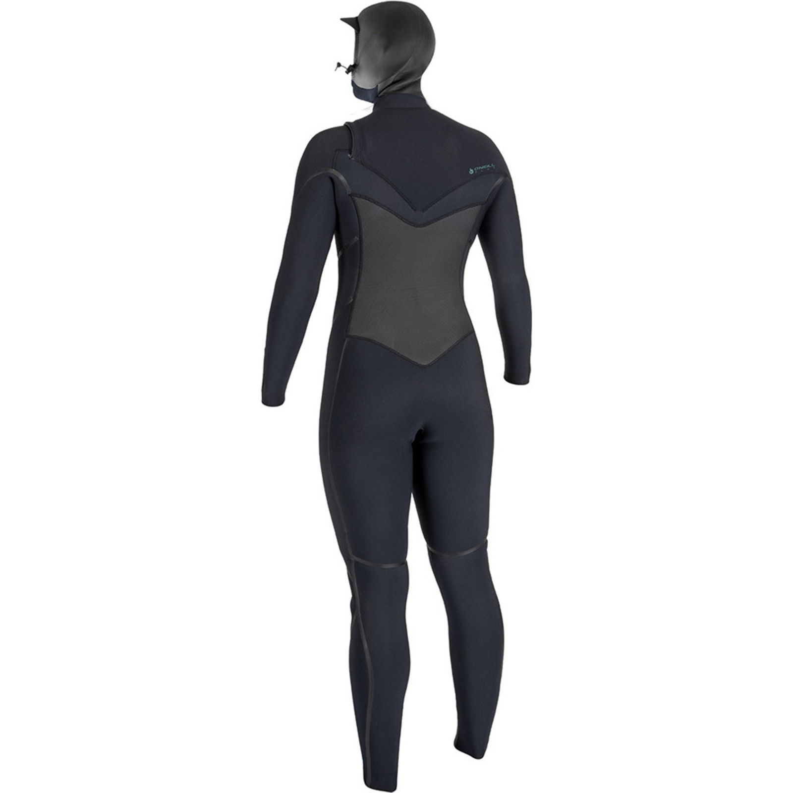 2024 O Neill Womens Psycho Tech 6 4mm Chest Zip Hooded Wetsuit 5548